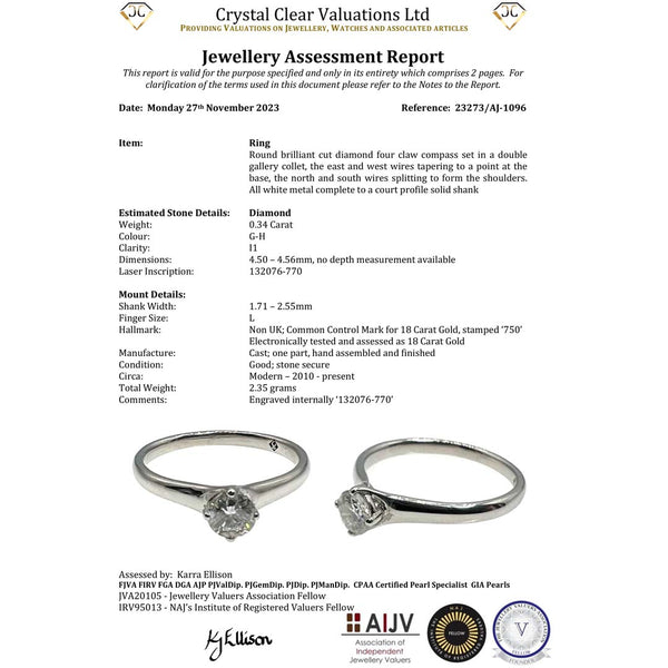 The Brilliant Cut Solitaire Diamond Radiant Ring - Antique Jewellers