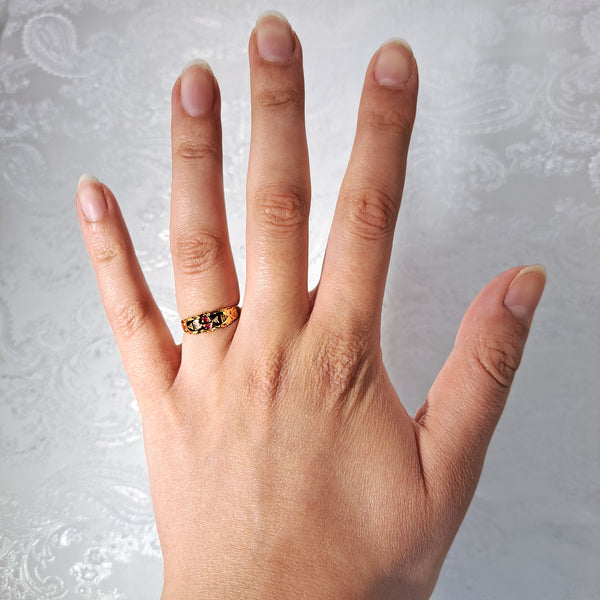 The Antique Victorian 1900 Ruby and Diamond Ring - Antique Jewellers