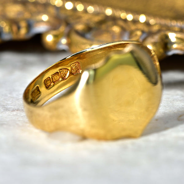 The Antique 1918 Shield Signet Ring - Antique Jewellers