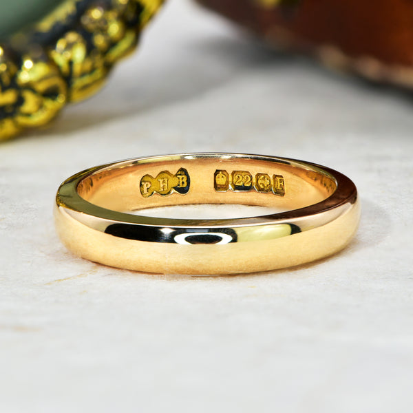 The Vintage 1939 22ct Gold Wedding Ring - Antique Jewellers