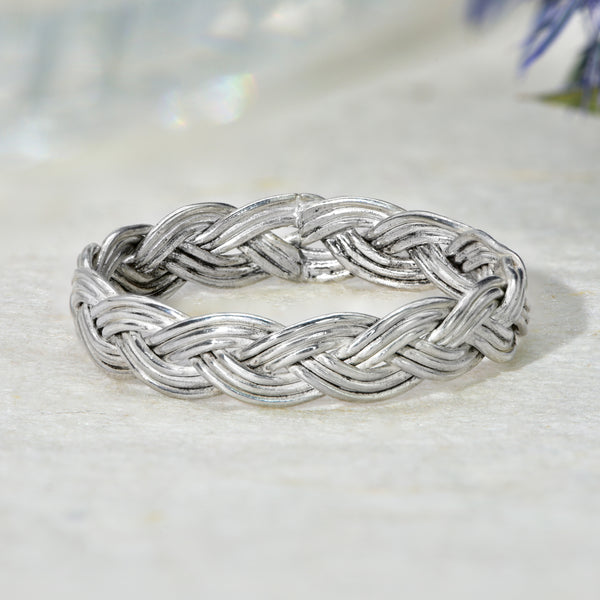 The Contemporary Light Rope Ring - Antique Jewellers