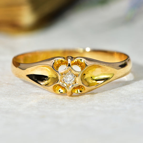 The Antique 1913 Single Cut Solitaire Diamond Ring