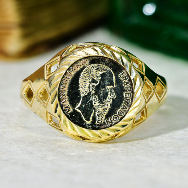 The Vintage 1989 Maximiliano Emperadon Signet Ring