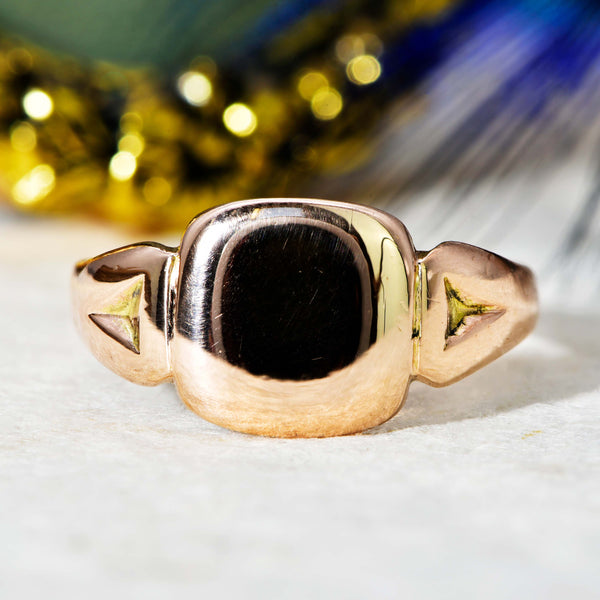The Antique 1919 Rosy Signet Ring - Antique Jewellers