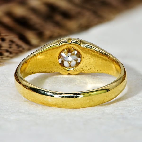 The Vintage Brilliant Cut Solitaire Diamond Classic Ring - Antique Jewellers