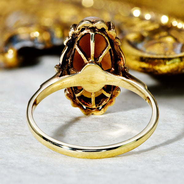 The Vintage 1994 Cameo Lady Ring - Antique Jewellers