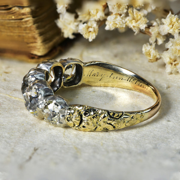 The Antique Early Victorian Timeless Diamond Ring - Antique Jewellers