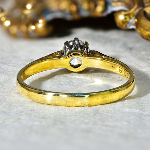 The Vintage 1985 Solitaire Brilliant Cut Diamond Ring - Antique Jewellers