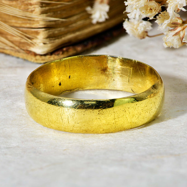 The 18th Century 'We Rest Content' Posy Ring - Antique Jewellers