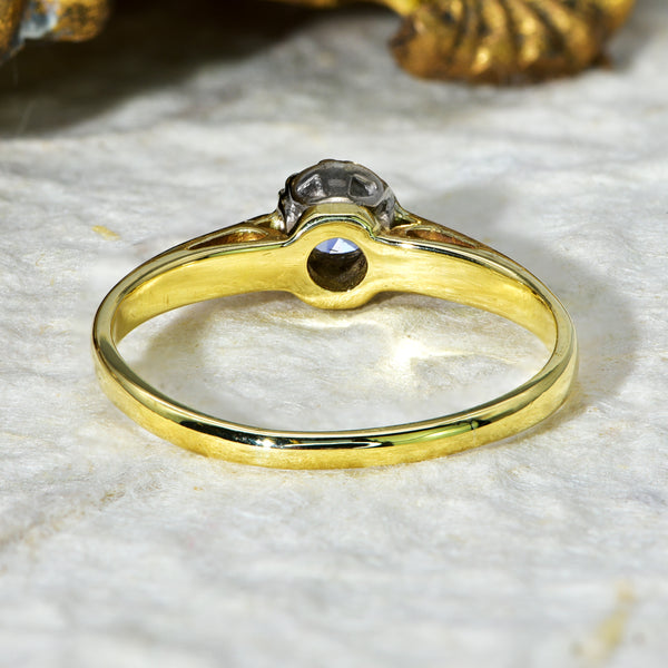The Vintage 1990 Brilliant Cut Solitaire Diamond Ring - Antique Jewellers