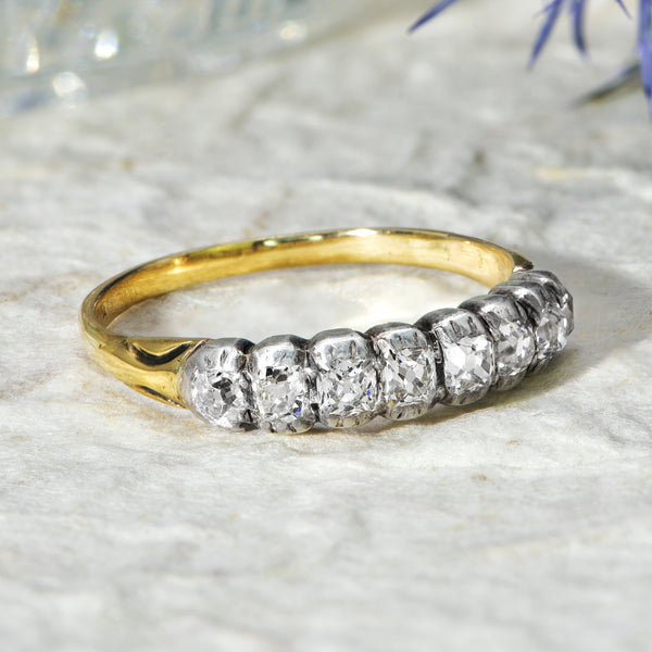The Antique Early Victorian Old Mine Cut Diamond Ring - Antique Jewellers
